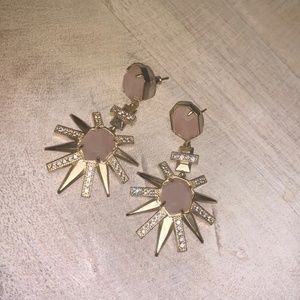 Gold and Blush Kendra Scott Earrings
